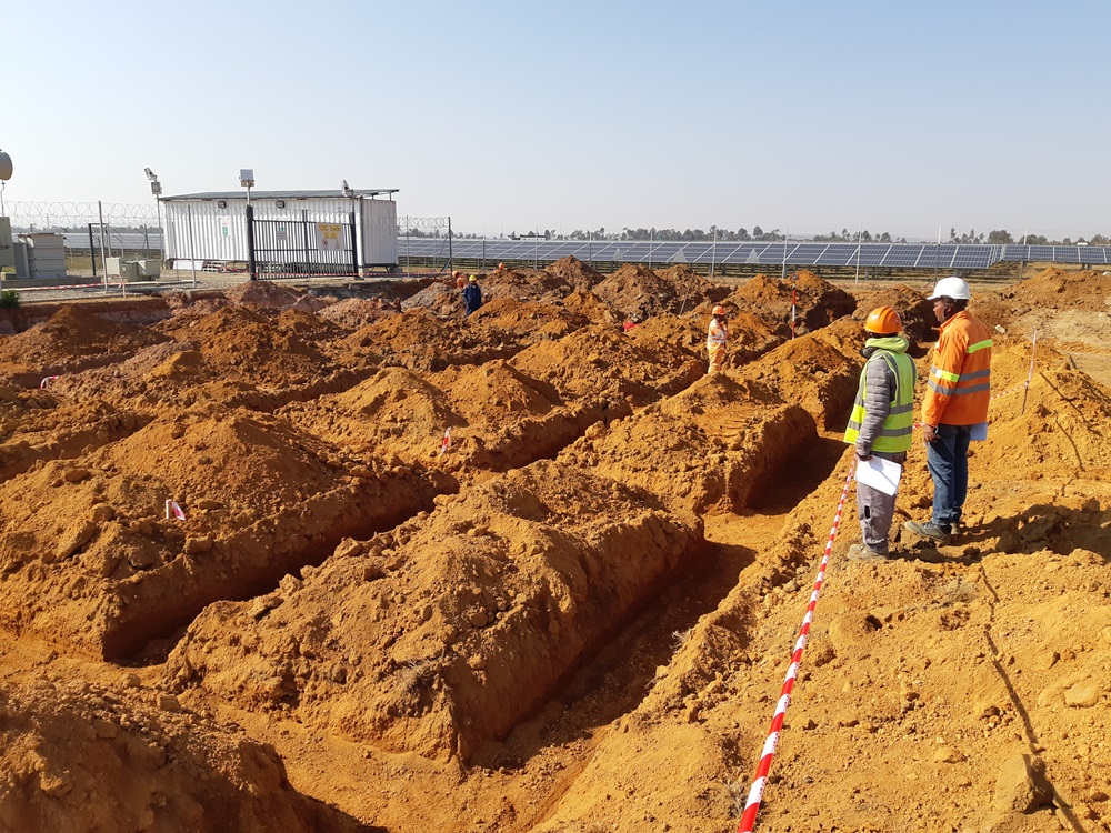 Substation Earth Matt Excavation